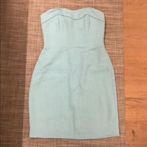 Lilly Pulitzer, Turquoise strapless dress